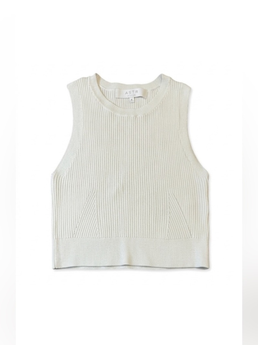 ASTR The Label Knit Shell in Ivory